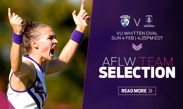 AFLW_TEAMSELECTION_620x370 12.jpg Fremantle has announced their initial squad of 23 for Sunday's clash with the Bulldogs. - Fremantle,Fremantle Dockers,AFLW